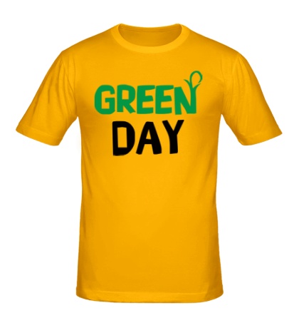 Мужская футболка Vegan green day