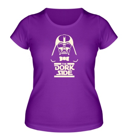Женская футболка «The Dork Side Glow»