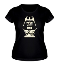 Женская футболка The Dork Side Glow