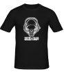 Мужская футболка «Drum & Bass Skull» - Фото 1