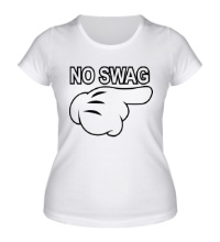 Женская футболка No swag