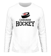 Мужской лонгслив Canadian hockey