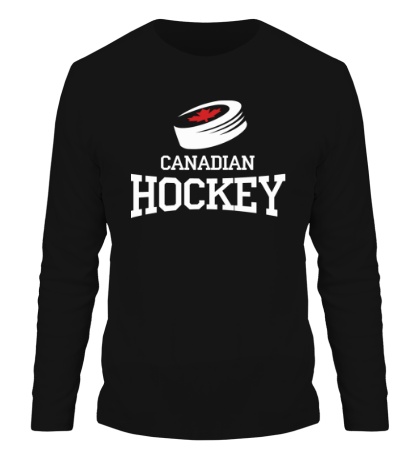 Мужской лонгслив Canadian hockey