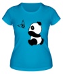 Женская футболка «Панда с бабочкой» - Фото 1