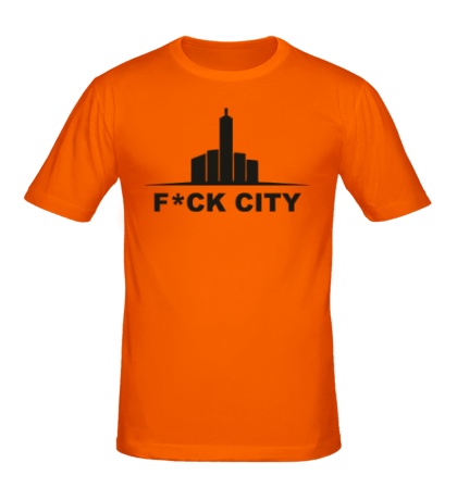 Мужская футболка Fck city