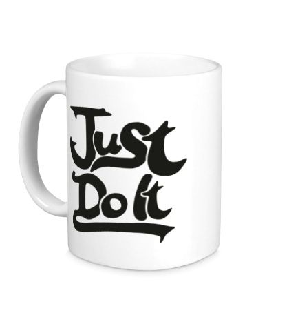 Керамическая кружка Just Do It: Art