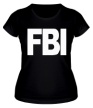 Женская футболка «FBI» - Фото 1