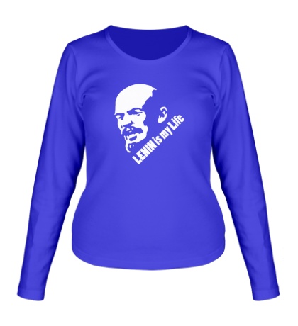 Женский лонгслив Lenin is my life