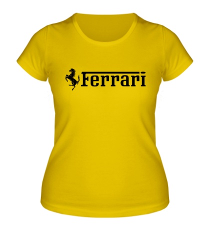 Женская футболка Ferrari Line