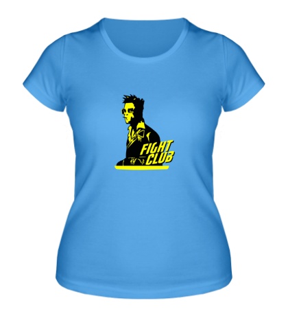 Женская футболка Bred Pitt: Fight Club