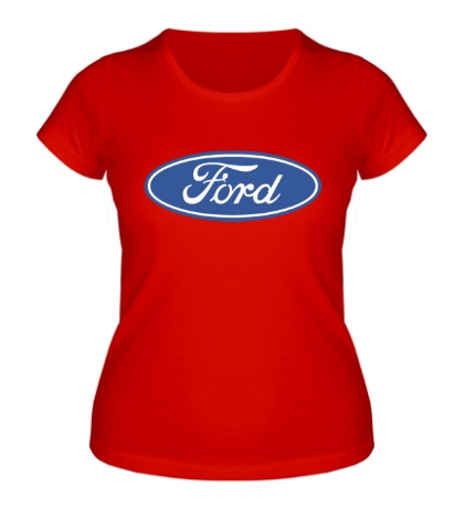Женская футболка Ford Logo