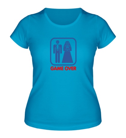 Женская футболка «Game Over»
