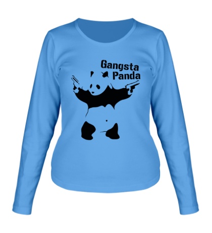 Женский лонгслив «Gangsta Panda»