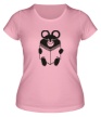 Женская футболка «Умный мишка» - Фото 1
