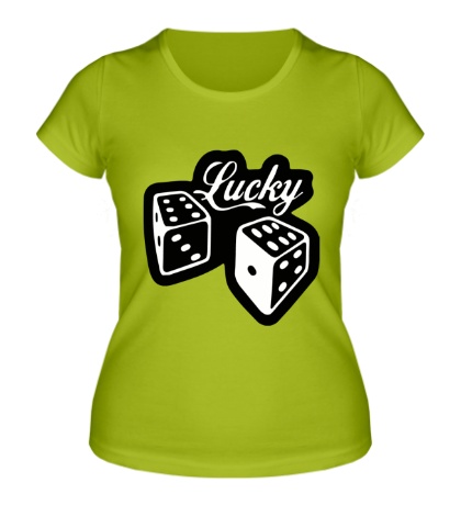 Женская футболка Lucky