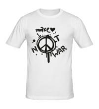 Мужская футболка Make not war