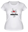 Женская футболка «Monster» - Фото 1